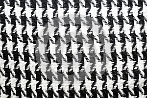 Retro houndstooth cloth pattern photo