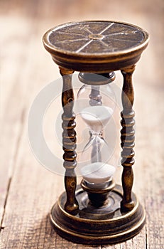 Retro hourglass