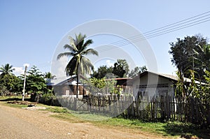 Retro House Thailand Style Country Vintage Old