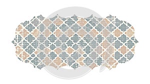 Retro Geometric Diamond Pattern Tile Vector, vector design Generative AI