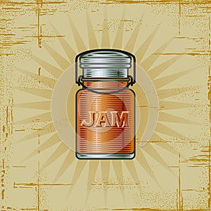 Retro Jam Jar