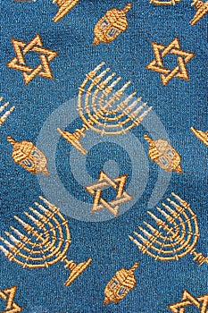 Retro Jewish synagogue tapestry textile pattern photo