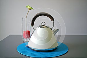 Retro Kettle with Flower
