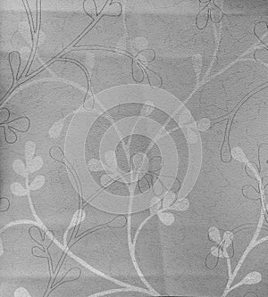 Retro Lace Floral Seamless Pattern Monotone Fabric Background Vintage Style