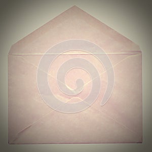 Retro letter envelope