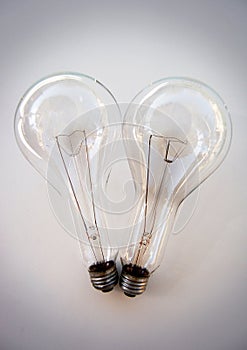 Retro lightbulbs photo