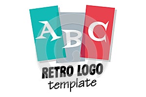 Retro Logo Template, 50s and 60s Sign Design, Vintage Diner Elements, Mid-Century Graphic Resource,