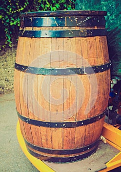 Retro look Barrel cask