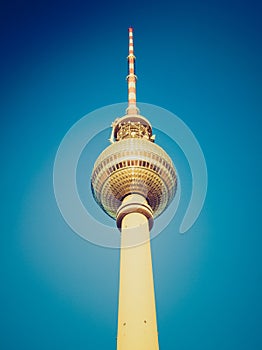 Retro look Berlin Fernsehturm