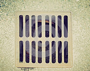 Retro look Manhole picture