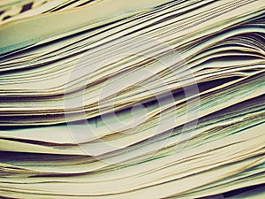 Retro look Newspapers