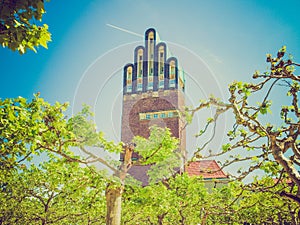 Retro look Wedding Tower in Darmstadt