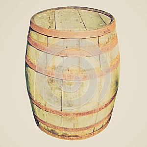 Retro look Wooden barrel cask