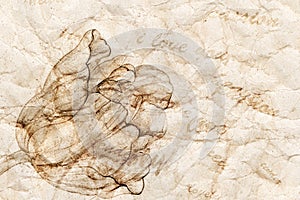 Retro lovely postcard stylization