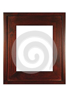 Retro mahogany photo frame photo