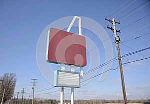 Retro Marquee Business Sign