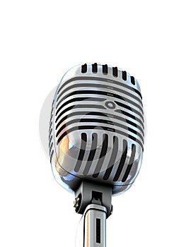 Retro microphone