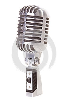 Retro Microphone Isolated