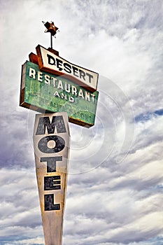 Retro Motel Sign