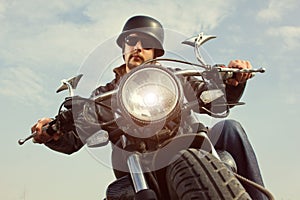 Retro Motorbiker