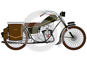 Retro motorcycle