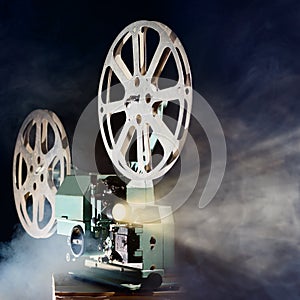 Retro movie projector