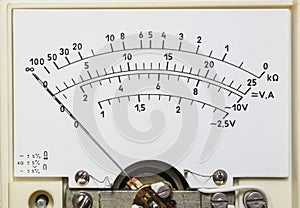 Retro Multimeter closeup