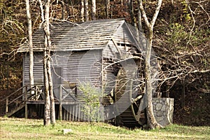 Retro Old Grist Mill photo