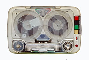 Retro, old tape-recorder