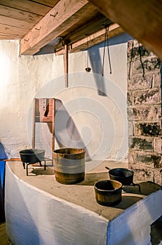 Retro old-time kitchen.