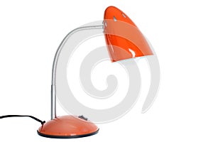 Retro orange table lamp