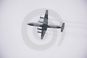 Retro passenger plane.