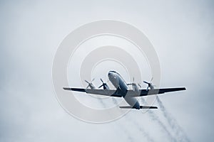 Retro passenger plane.