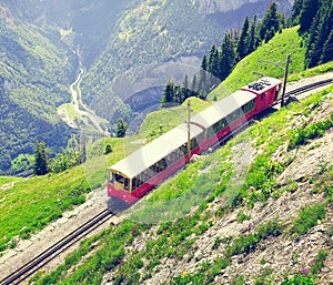 Retro passenger train.