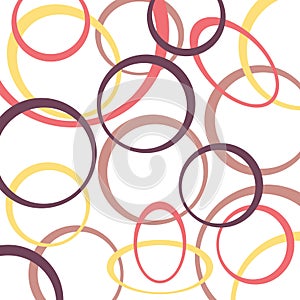 Retro pattern background with circles