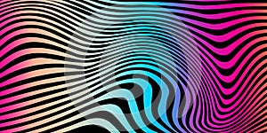 Retro pattern background, trending cyberpunk background, 80s party background, lines pattern, gradient colorful texture