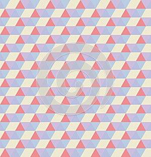 Retro pattern of geometric shapes. Colorful mosaic