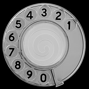 Retro phone dial