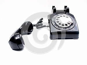 Retro phone, off the hook