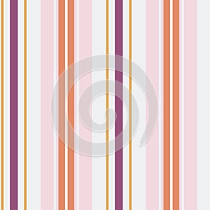 Retro Pink, Orange, and Purple Stripes Vector Seamless Pattern Background