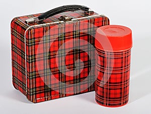 Retro Plaid Lunch box