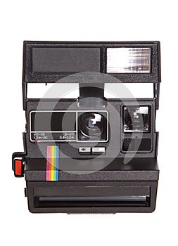 Retro polaroid camera