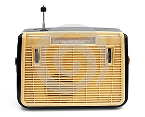 Retro portable radio