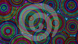 Retro psychedelic background with discreet colors