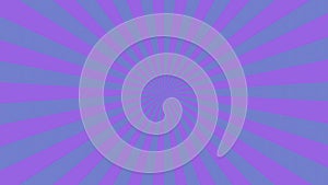 Retro purple and blue sunburst background with radiating lines pattern