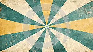 Retro radial pattern background