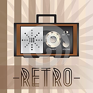 Retro radio