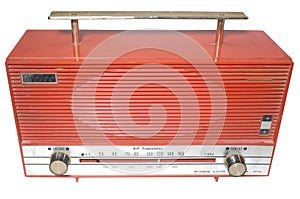 Retro radio receiver of the last century