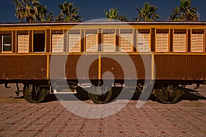 Retro Railway Carriage in Israel