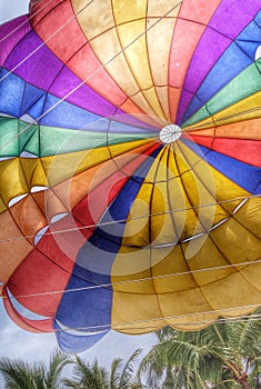 Retro Rainbow parachute